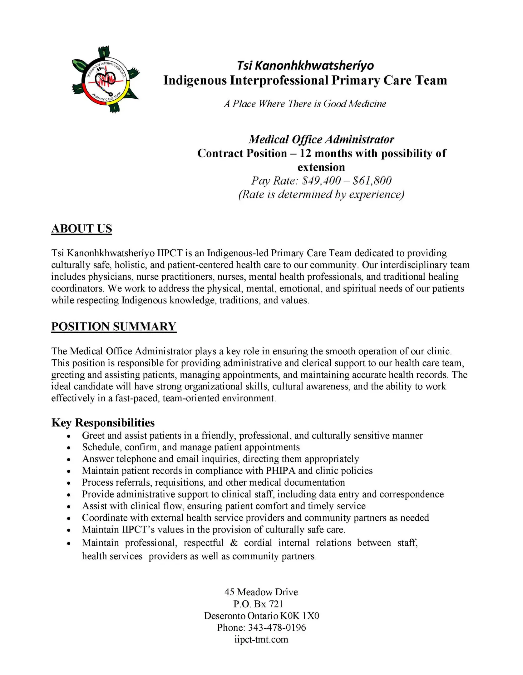 IIPCT Medical Office Admin Ty Site - Contract June 2026_Page_1
